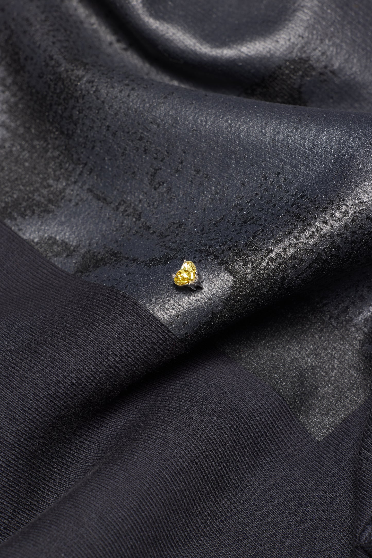 Yellow Diamond Baby Face Hoodie