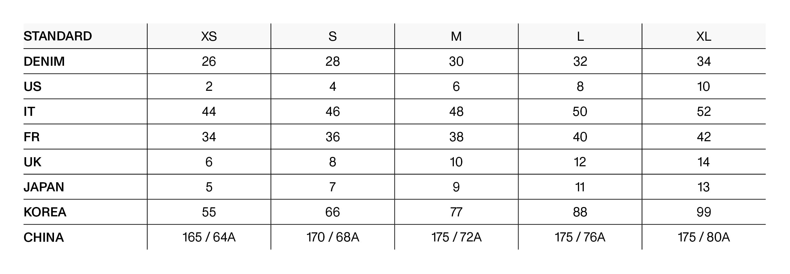 Size Guide