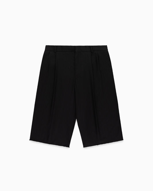Pinstripe Tailored Shorts (Coming Soon)
