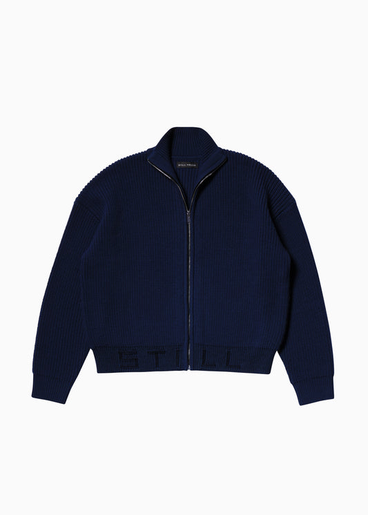 Full Zip Logo Sweater