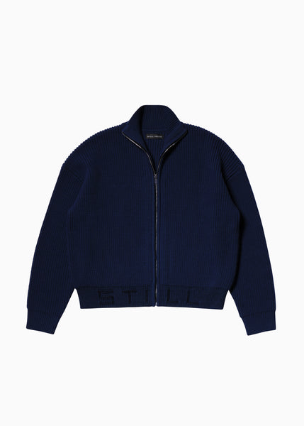 ずとまよ　エラー品 Full Zip Knit Jersey (Navy) XL Full Zip Knit Jersey (Navy) - ZUTOMAYO MART