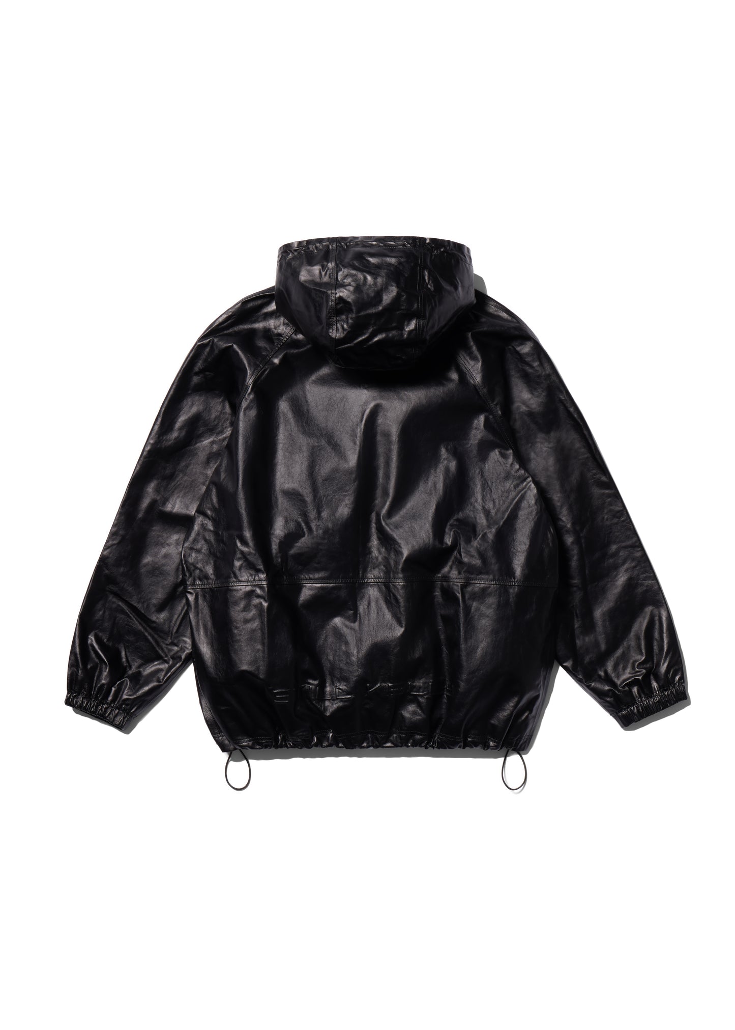 Hooded Leather Jacket