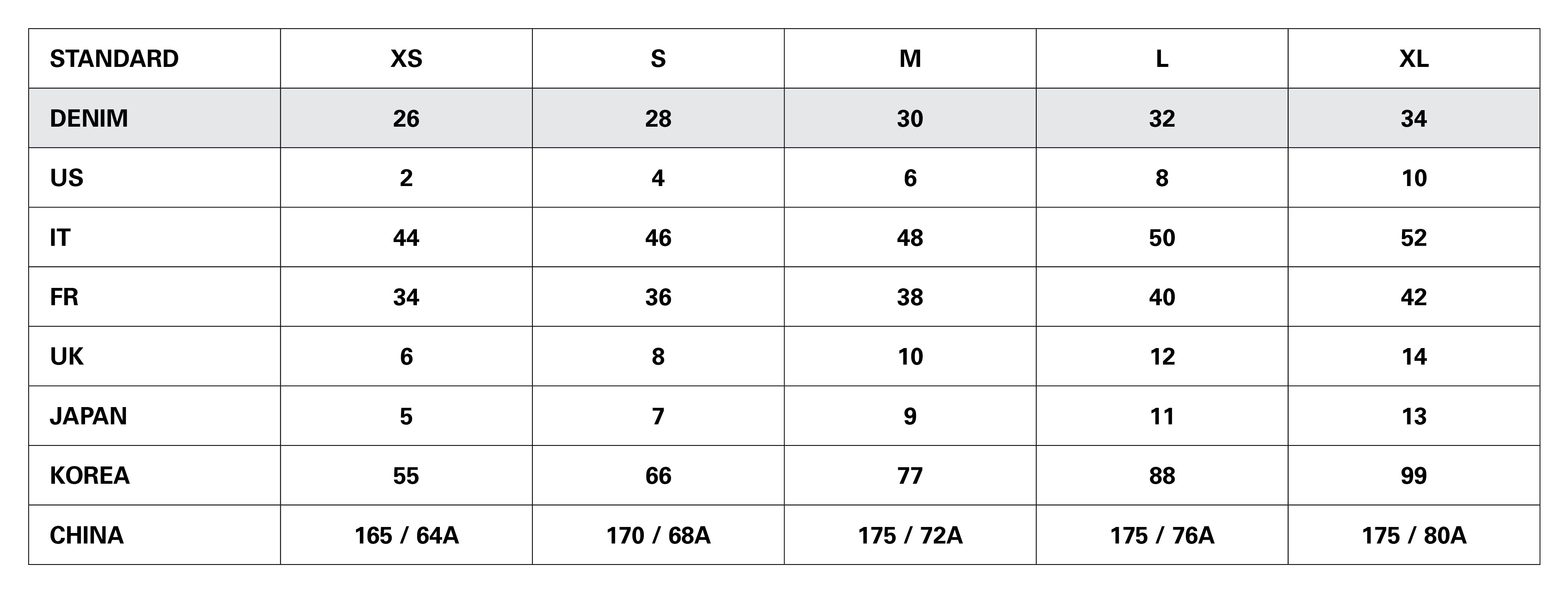 Size Guide