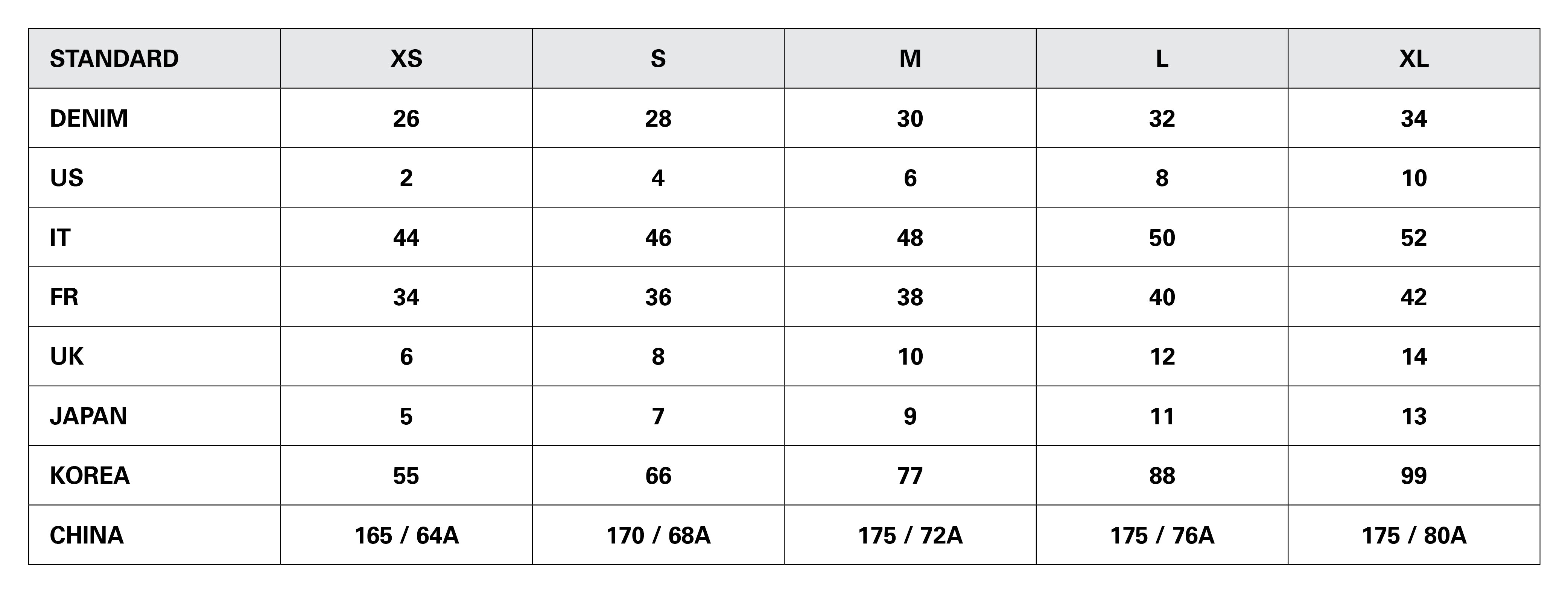 Size Guide