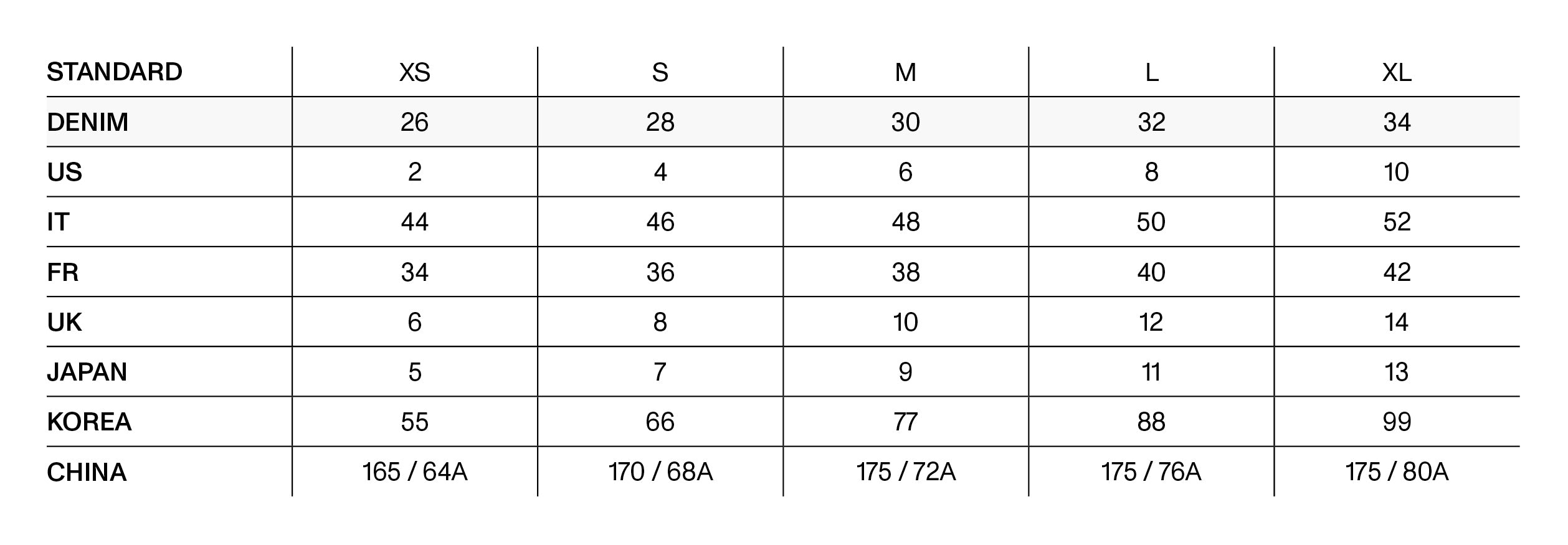 Size Guide